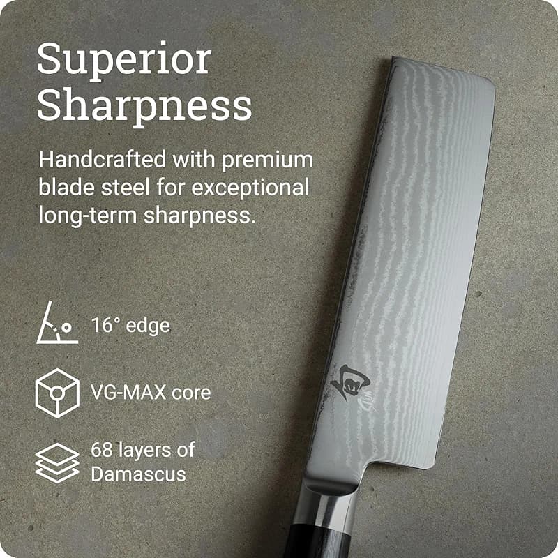 Shun Classic 6 1/2" Nakiri Knife — image 2