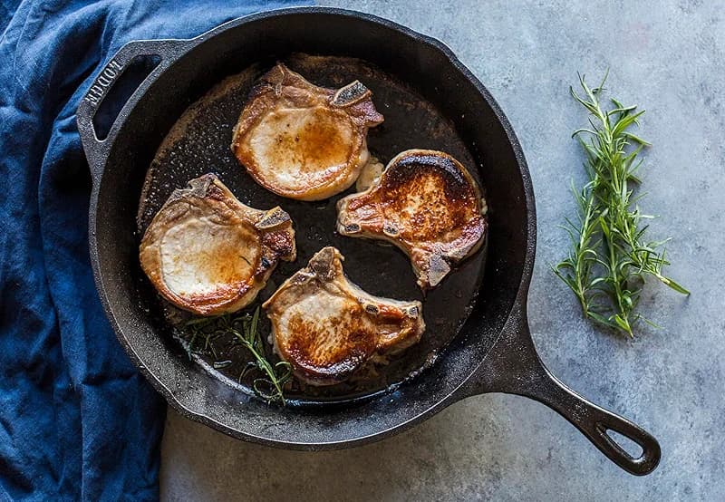 Lodge Seasoned Cast Iron Skillet 12 Inches - PFAS-Free — image 8