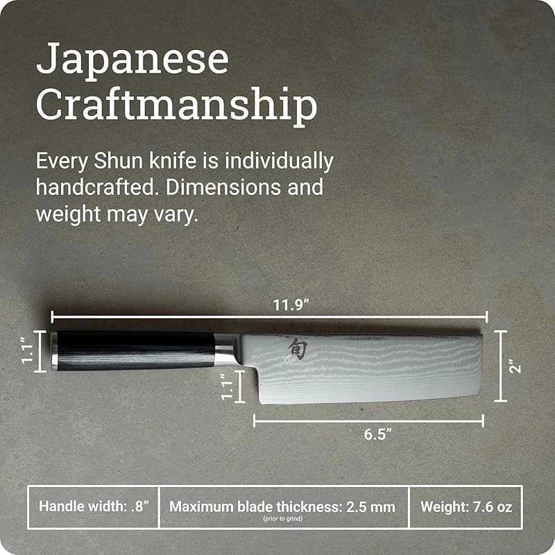 Shun Classic 6 1/2" Nakiri Knife — image 4