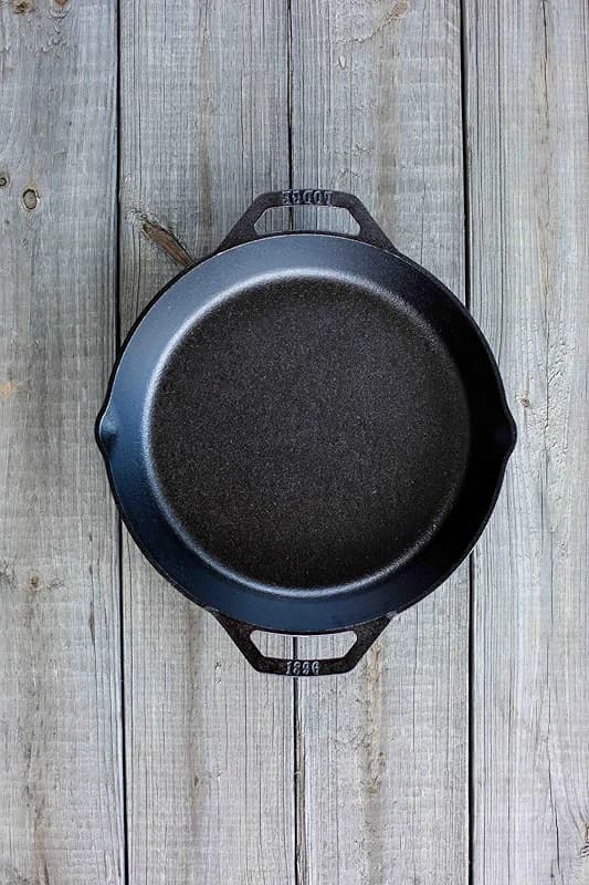 Lodge Seasoned Cast Iron Dual Handle Pan 12 Inch - Cast Iron Frying Pan — image 1