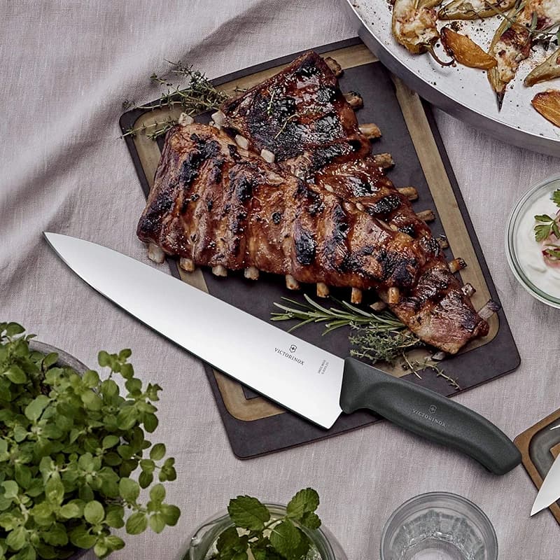 Victorinox Chef Knife 8 Inch - Swiss Classic Straight Edge Chef’s Knife — image 2