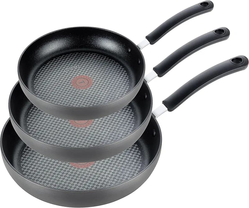 T-Fal Ultimate Hard Anodized Nonstick Fry Pan Set 3 Piece: 8 — image 1