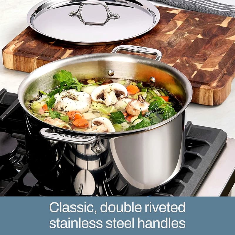 All-Clad D3® Stainless Steel 10 Piece Cookware Set- Made in USA- Includes — image 7