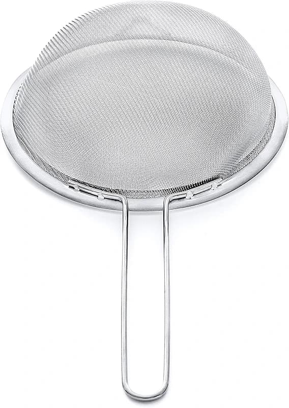 Strainer Set Fine Mesh – Premium 304 Stainless Steel (18/8) – 8″ — image 2