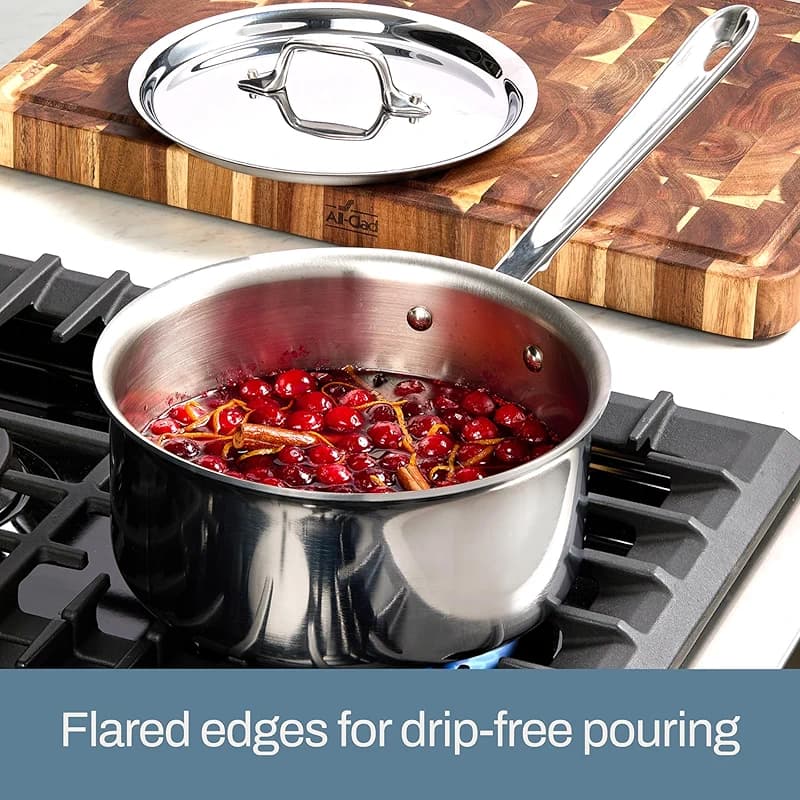 All-Clad D3® Stainless Steel 10 Piece Cookware Set- Made in USA- Includes — image 6