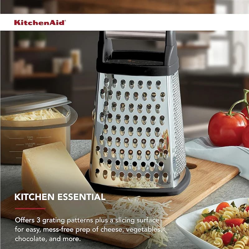 KitchenAid Gourmet 4-Sided Stainless Steel Box Grater for Fine — image 6