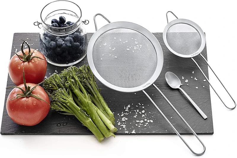 Strainer Set Fine Mesh – Premium 304 Stainless Steel (18/8) – 8″ — image 6