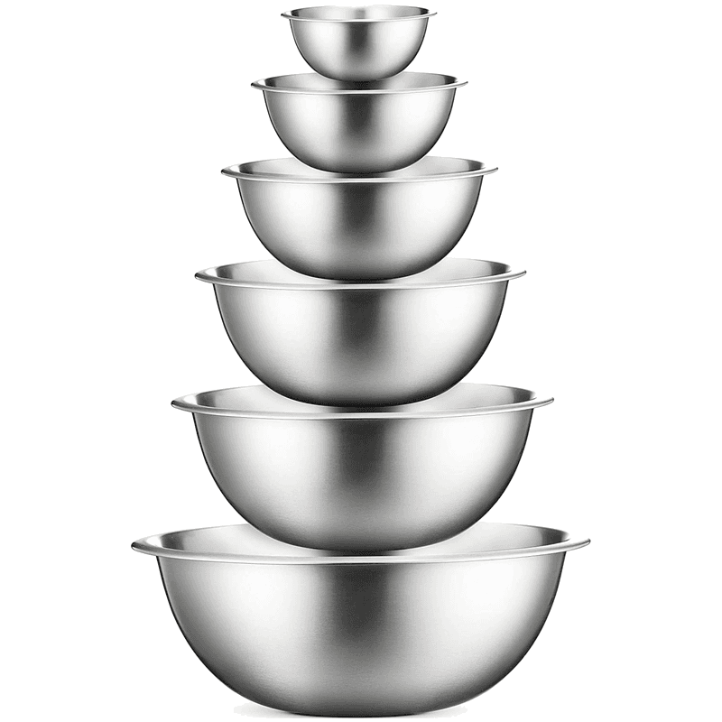 FineDine Stainless Steel Mixing Bowls Set