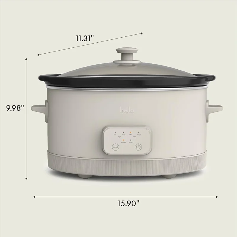 bella 6.0 Qt Programmable Slow Cooker