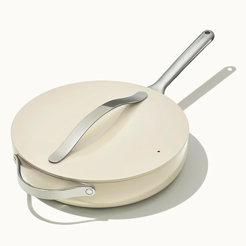 Caraway Nonstick Ceramic Sauté Pan with Lid (4.5 qt