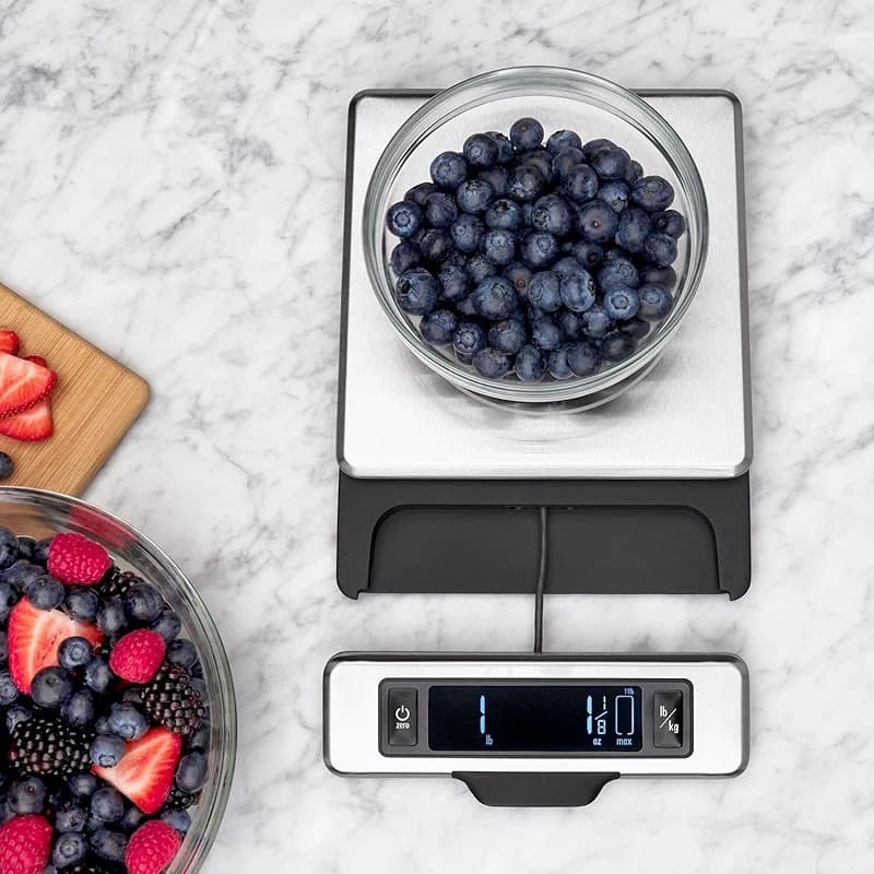 OXO Good Grips Stainless Steel Food Scale with Pull-Out Display