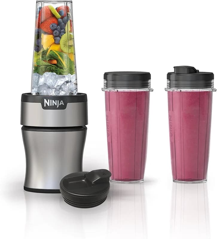 Ninja Nutri-Plus Personal Blender | Compact Push to Blend | Make Frozen