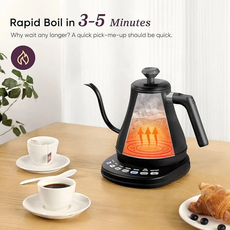 Cosori Electric Gooseneck Kettle with 5 Temperature Control Presets