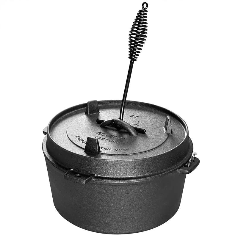 EDGING CASTING Pre-Seasoned Cast Iron Camping Dutch Ovens