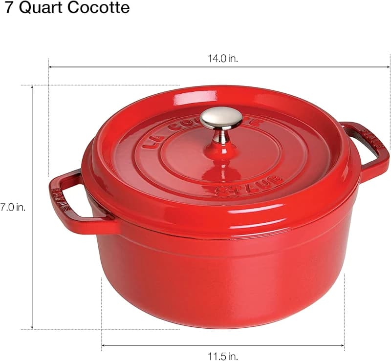 STAUB Cast Iron Round Cocotte