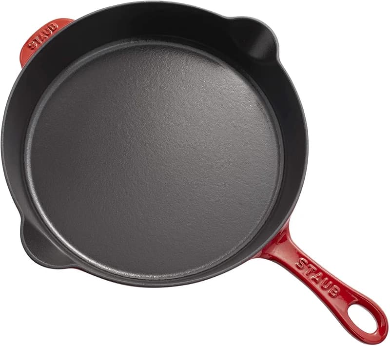 STAUB Cast Iron 11-inch Traditional Skillet - Cherry