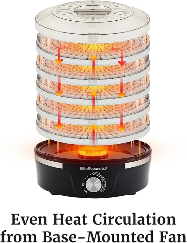 Elite Gourmet EFD319 Food Dehydrator