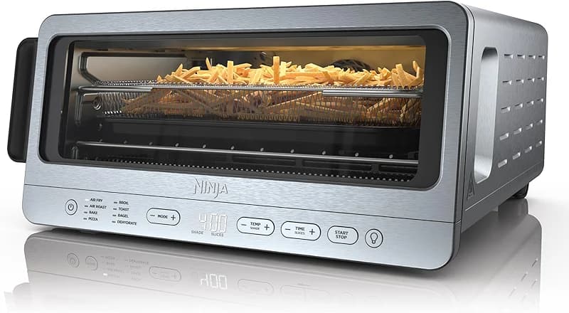 Ninja Air Fryer Toaster Oven Combo | 8-in-1 Functionality | Flip Up & Away